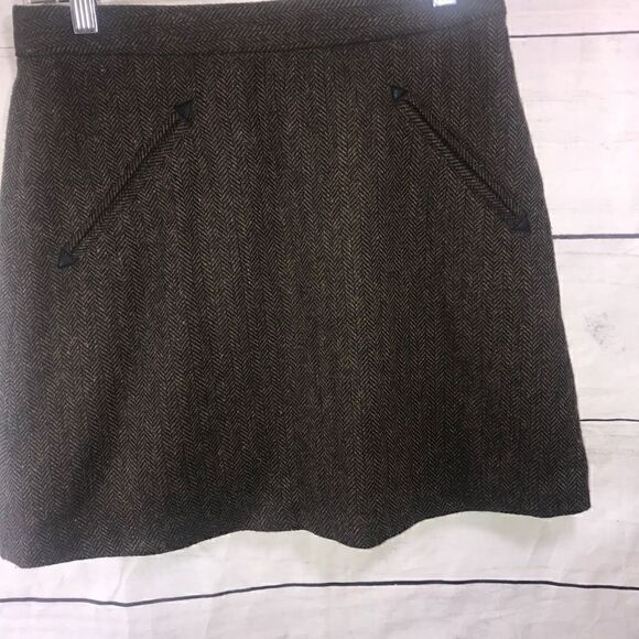 Brooklyn Industries Tweed Mini A-Line Skirt Sz S - Picture 1 of 10